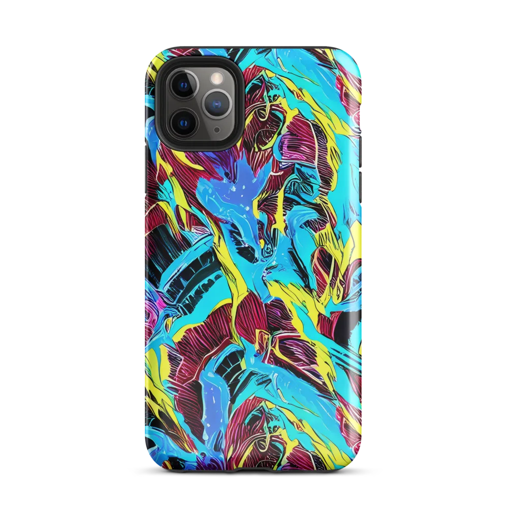 Chromatic Flora on Tough Case for iPhone® — Front