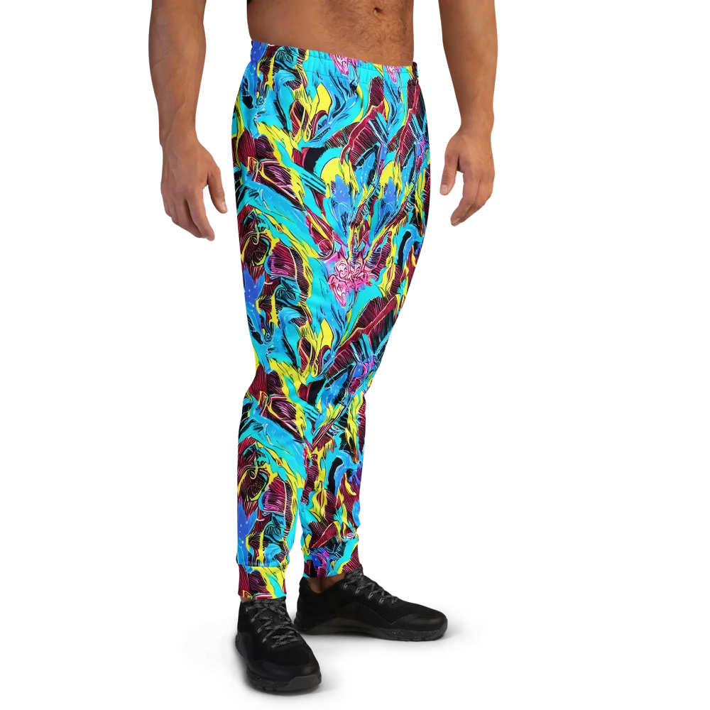 Chromatic Flora on Men's Joggers — Right