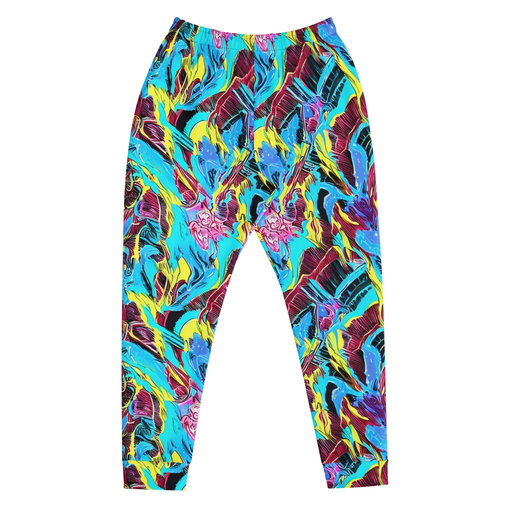 Chromatic Flora on Men's Joggers — Front