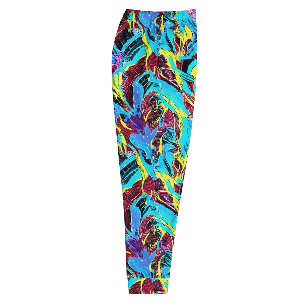 Chromatic Flora on Men's Joggers — Right