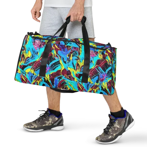 Chromatic Flora on a Duffle Bag
