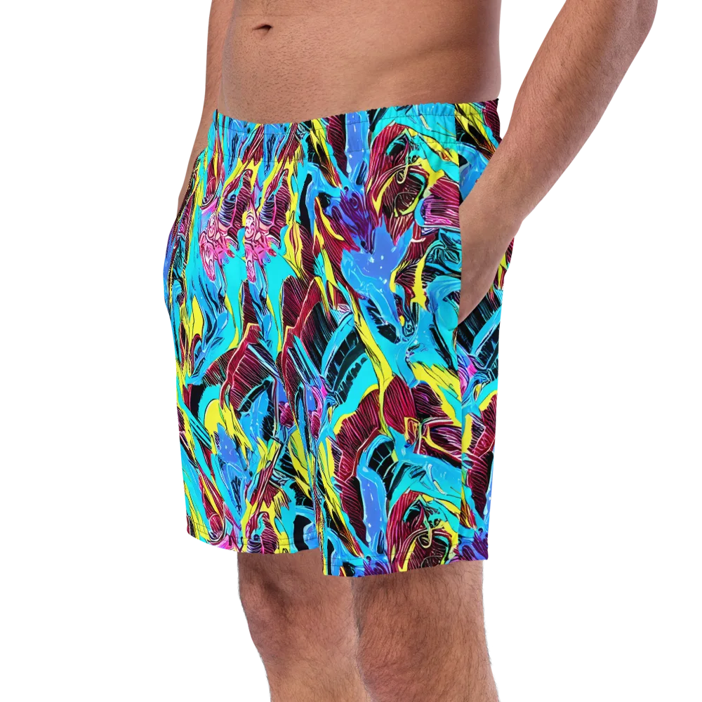 Chromatic Flora on Swim Trunks — Left Front