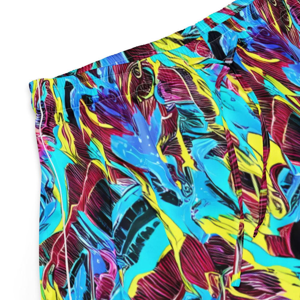 Chromatic Flora on Women's Pajama Shorts — Product details