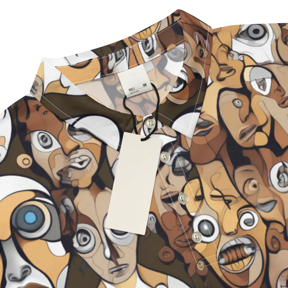 Many-eyed Masquerade on Men's Slim Fit Polo Shirt — Product details