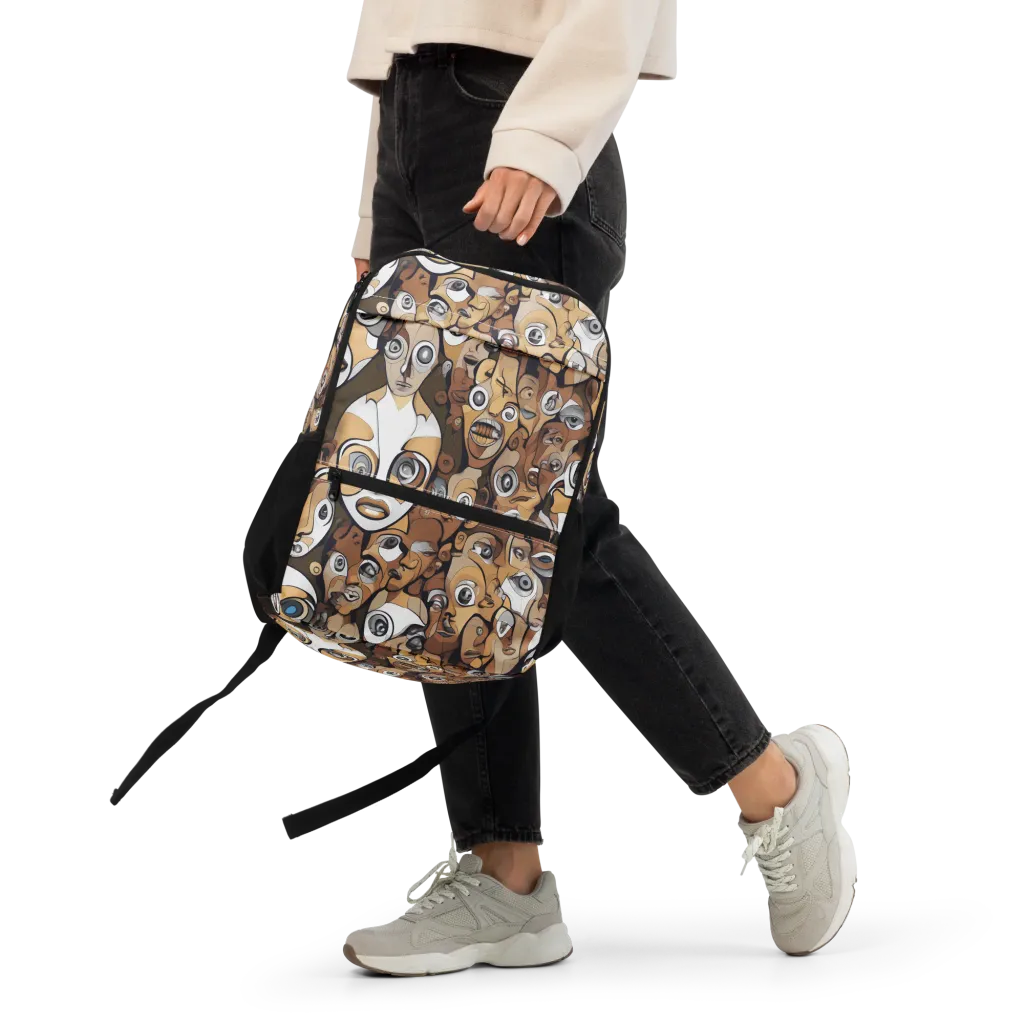 Many-eyed Masquerade on Utility Backpack — Front