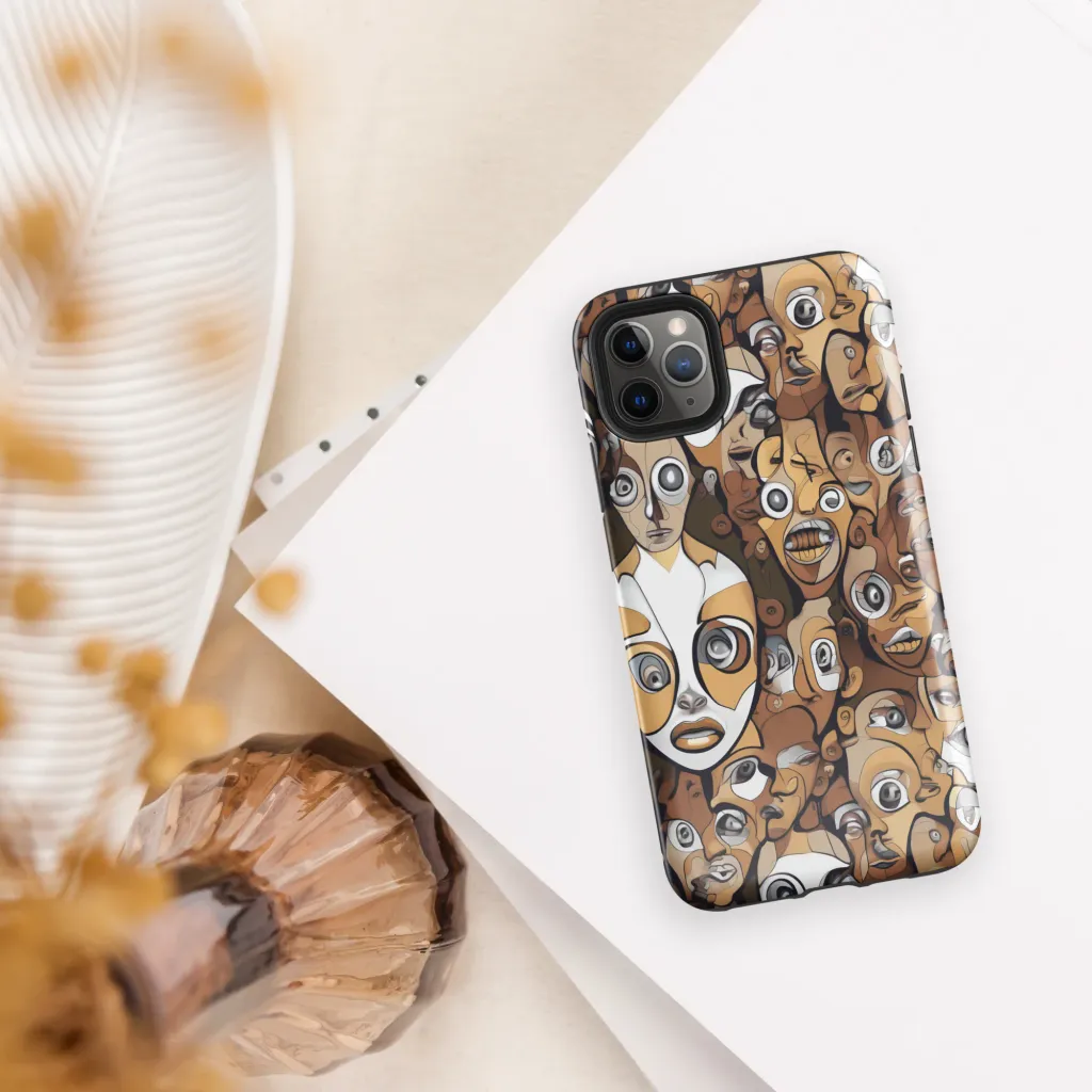 Many-eyed Masquerade on Tough Case for iPhone® — Front
