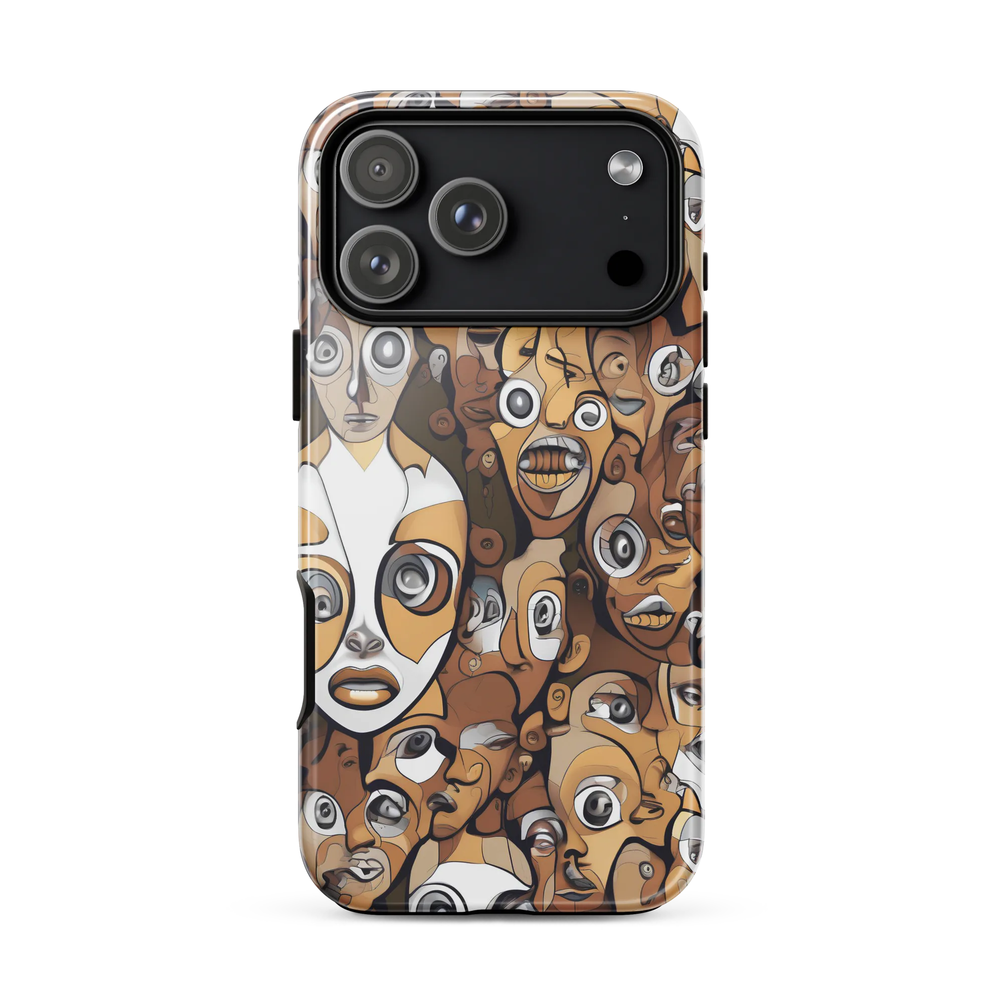Many-eyed Masquerade on Tough Case for iPhone® — Front