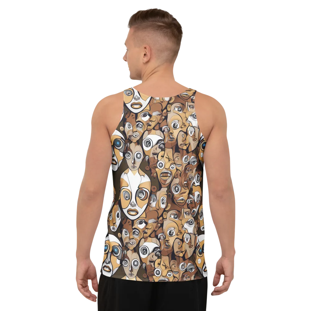 Many-eyed Masquerade on Men's Tank Top — Back