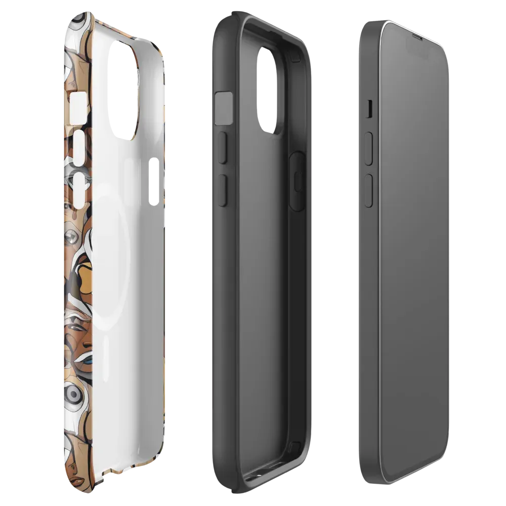 Many-eyed Masquerade on MagSafe Tough Case for iPhone® — Front