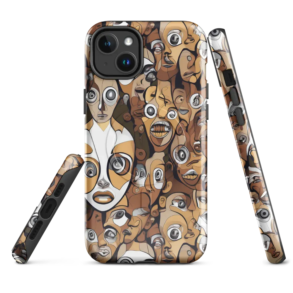 Many-eyed Masquerade on MagSafe Tough Case for iPhone® — Front