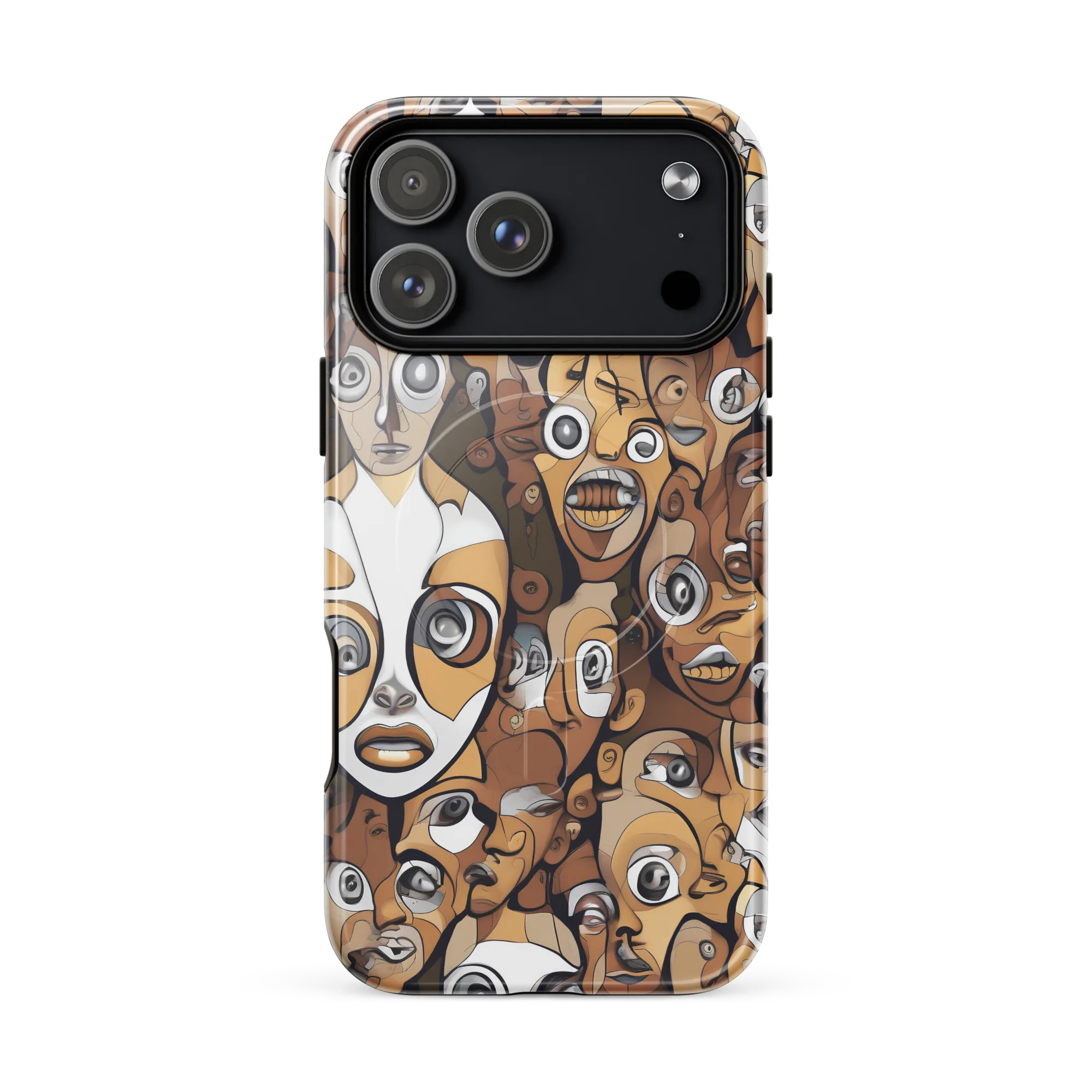 Many-eyed Masquerade on MagSafe Tough Case for iPhone® — Front