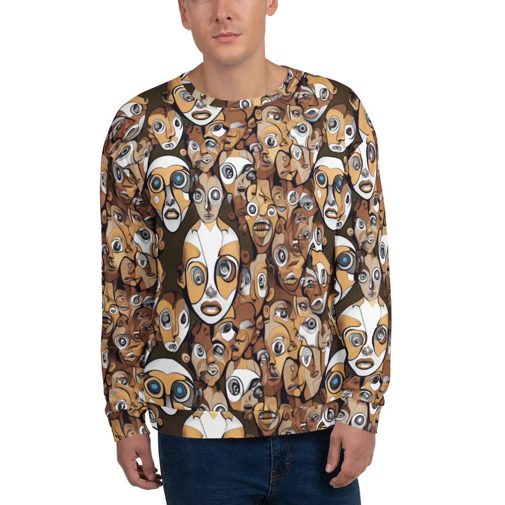 Many-eyed Masquerade on Sweatshirt — Front