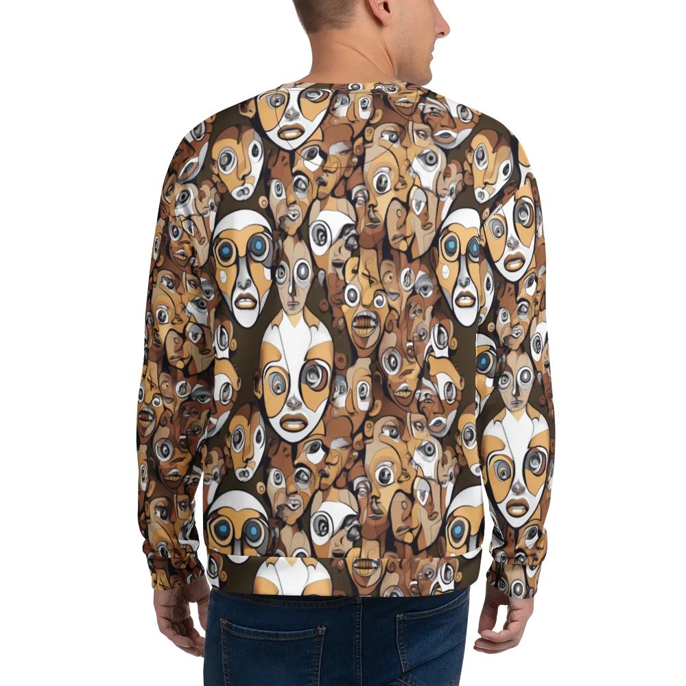 Many-eyed Masquerade on Sweatshirt — Back