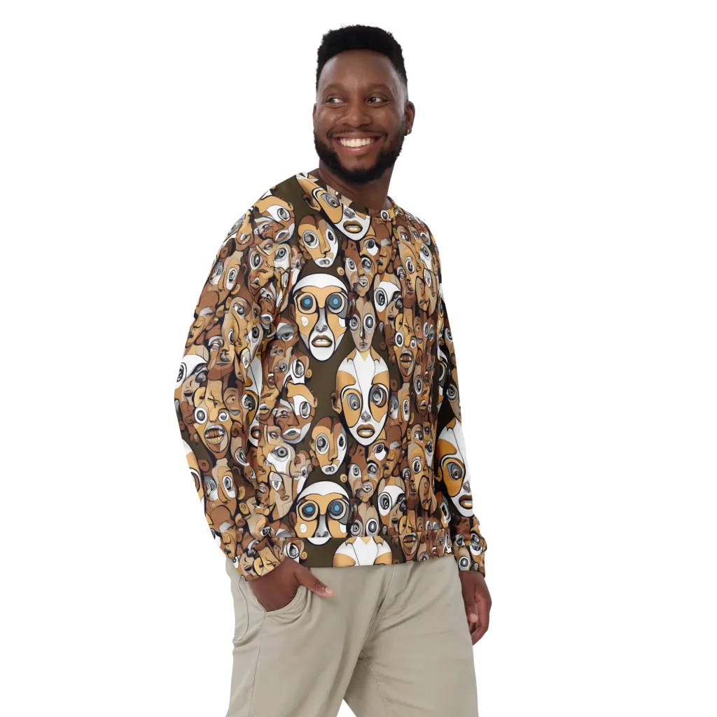 Many-eyed Masquerade on Sweatshirt — Front