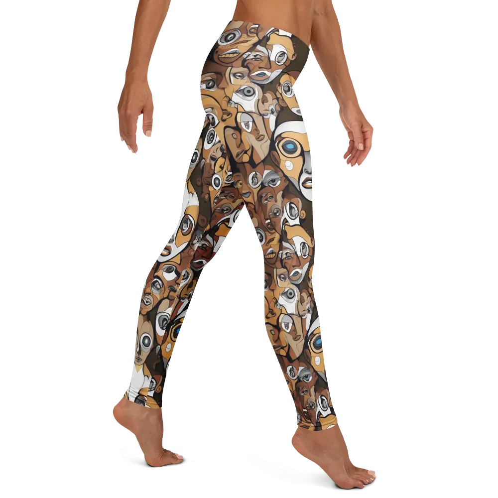 Many-eyed Masquerade on Leggings — Right