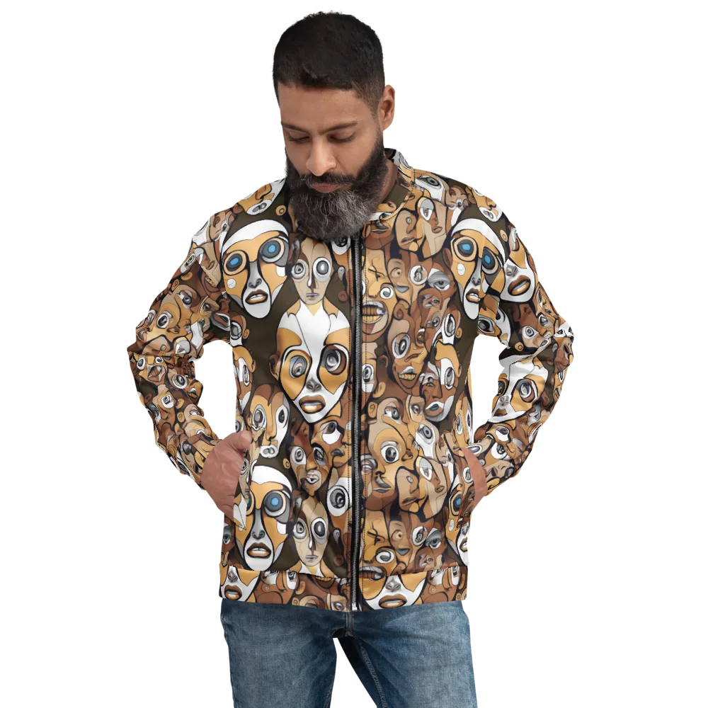 Many-eyed Masquerade on Bomber Jacket — Front