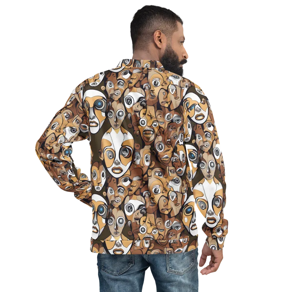Many-eyed Masquerade on Bomber Jacket — Back