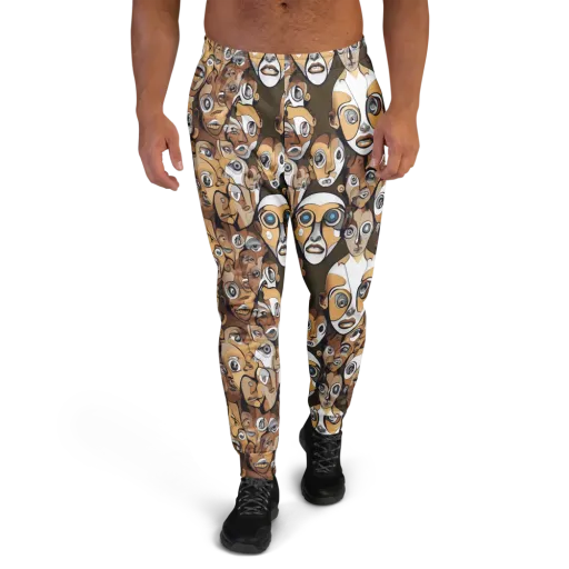 Many-eyed Masquerade on a Men's Joggers