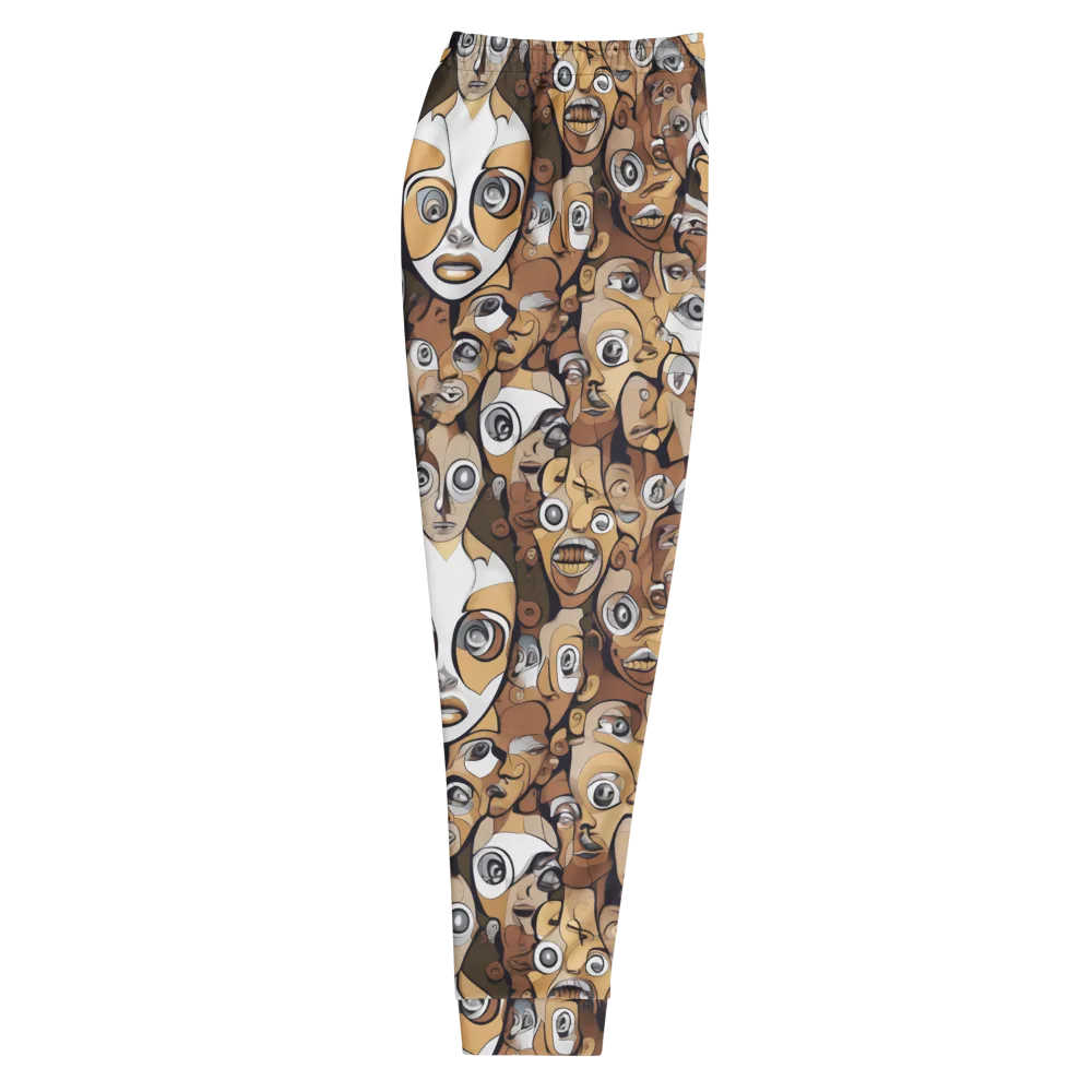 Many-eyed Masquerade on Men's Joggers — Right