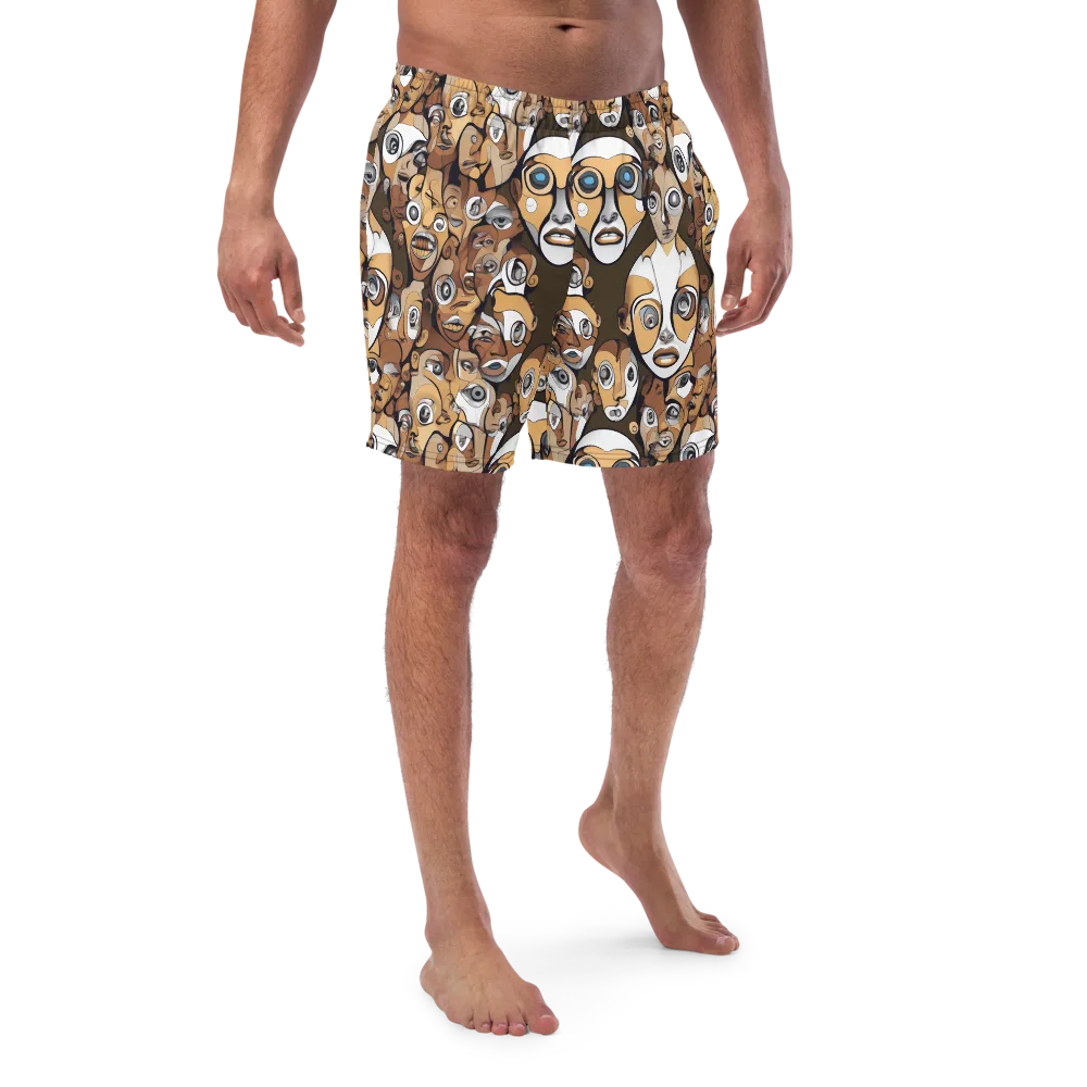 Many-eyed Masquerade on Swim Trunks — Front