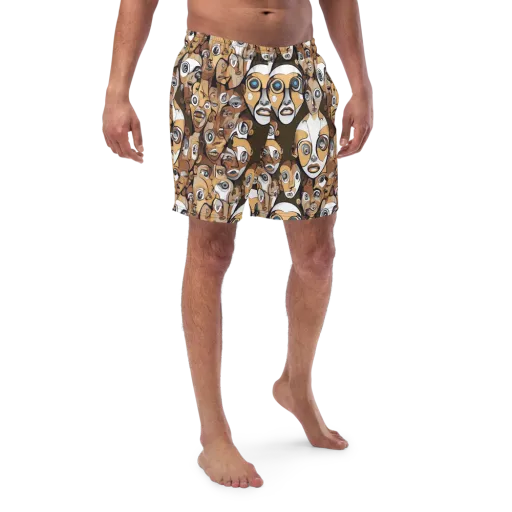 Many-eyed Masquerade on a Swim Trunks