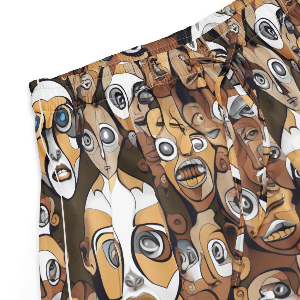 Many-eyed Masquerade on Women's Pajama Shorts — Product details