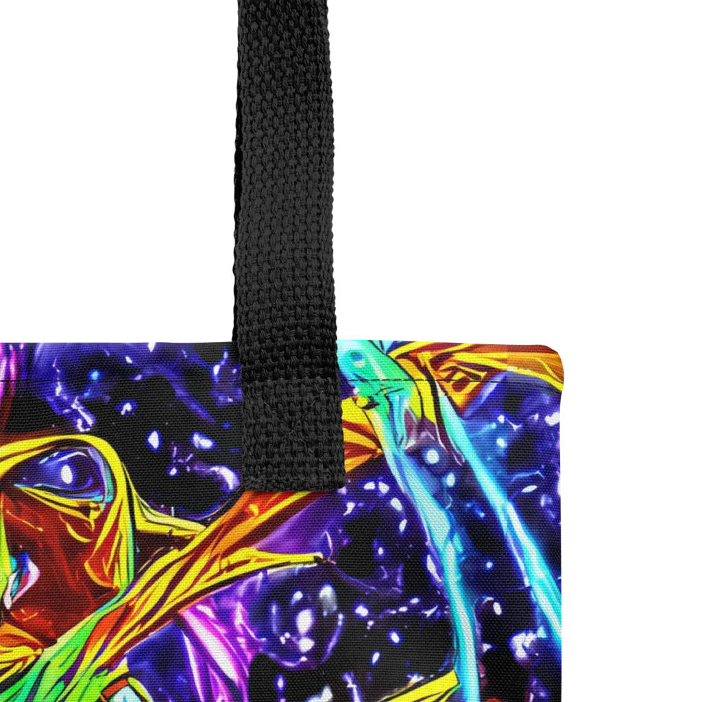 Neon Jungle Orbit on Tote Bag — Product details