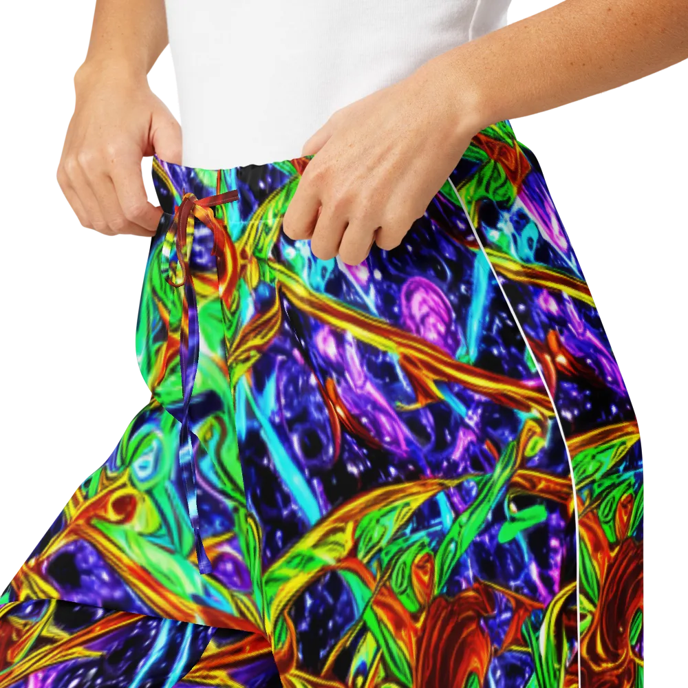 Neon Jungle Orbit on Women's Pajama Pants — Product details