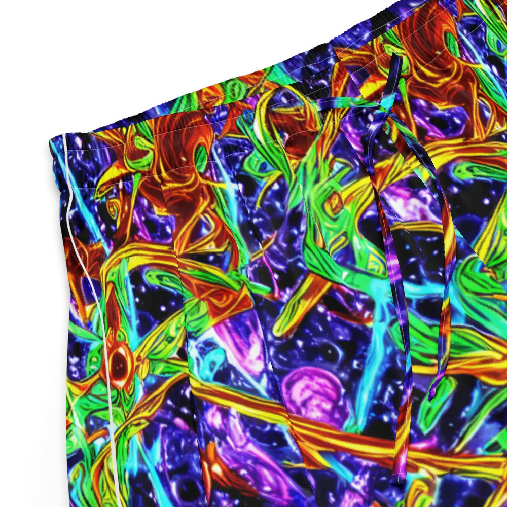 Neon Jungle Orbit on Women's Pajama Shorts — Product details
