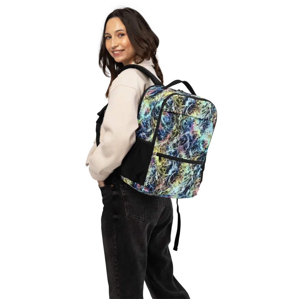 Chromatic Tempest on Utility Backpack — Back