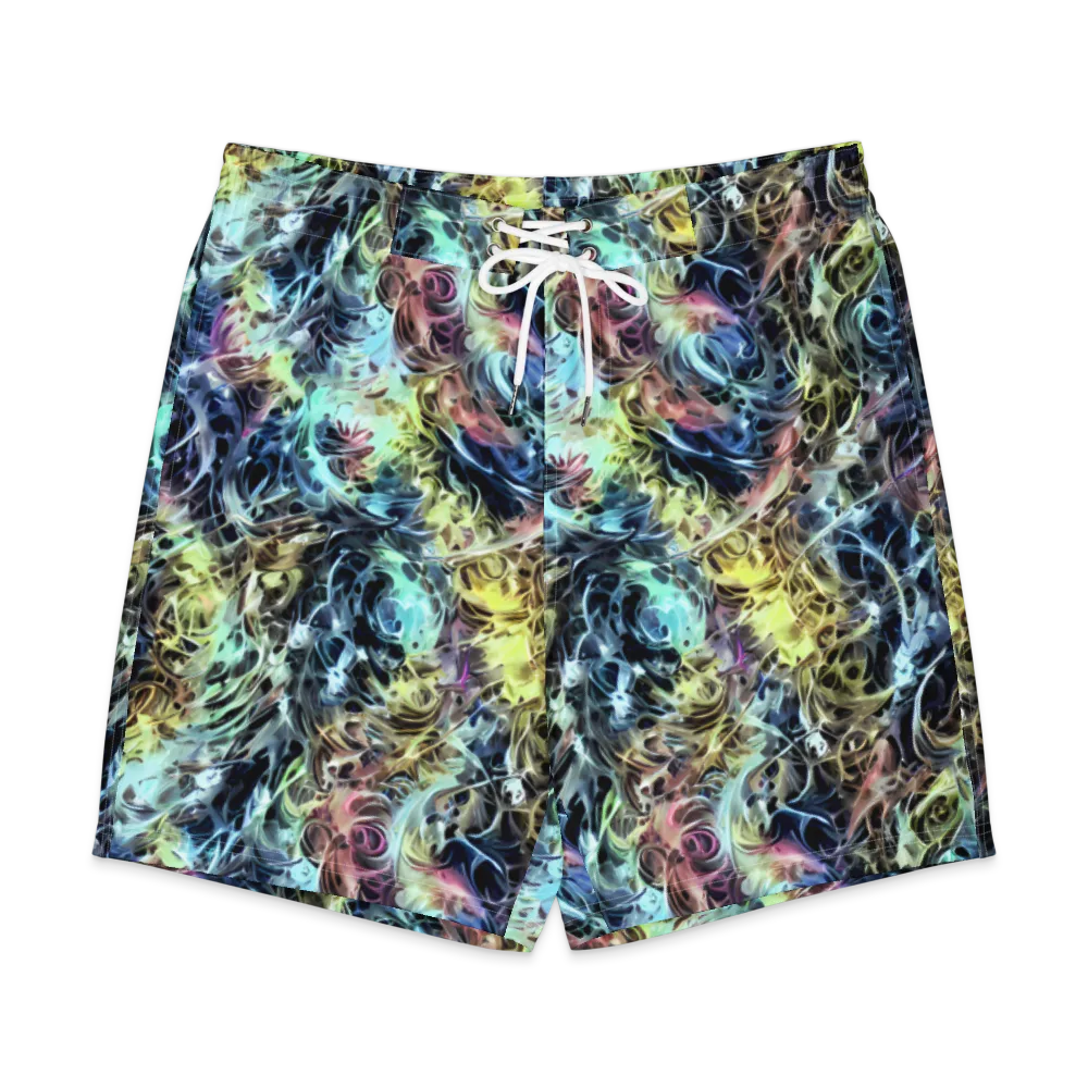 Chromatic Tempest on Men's Board Shorts — Front