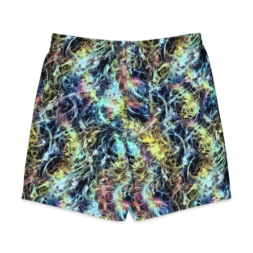 Chromatic Tempest on Men's Board Shorts — Back