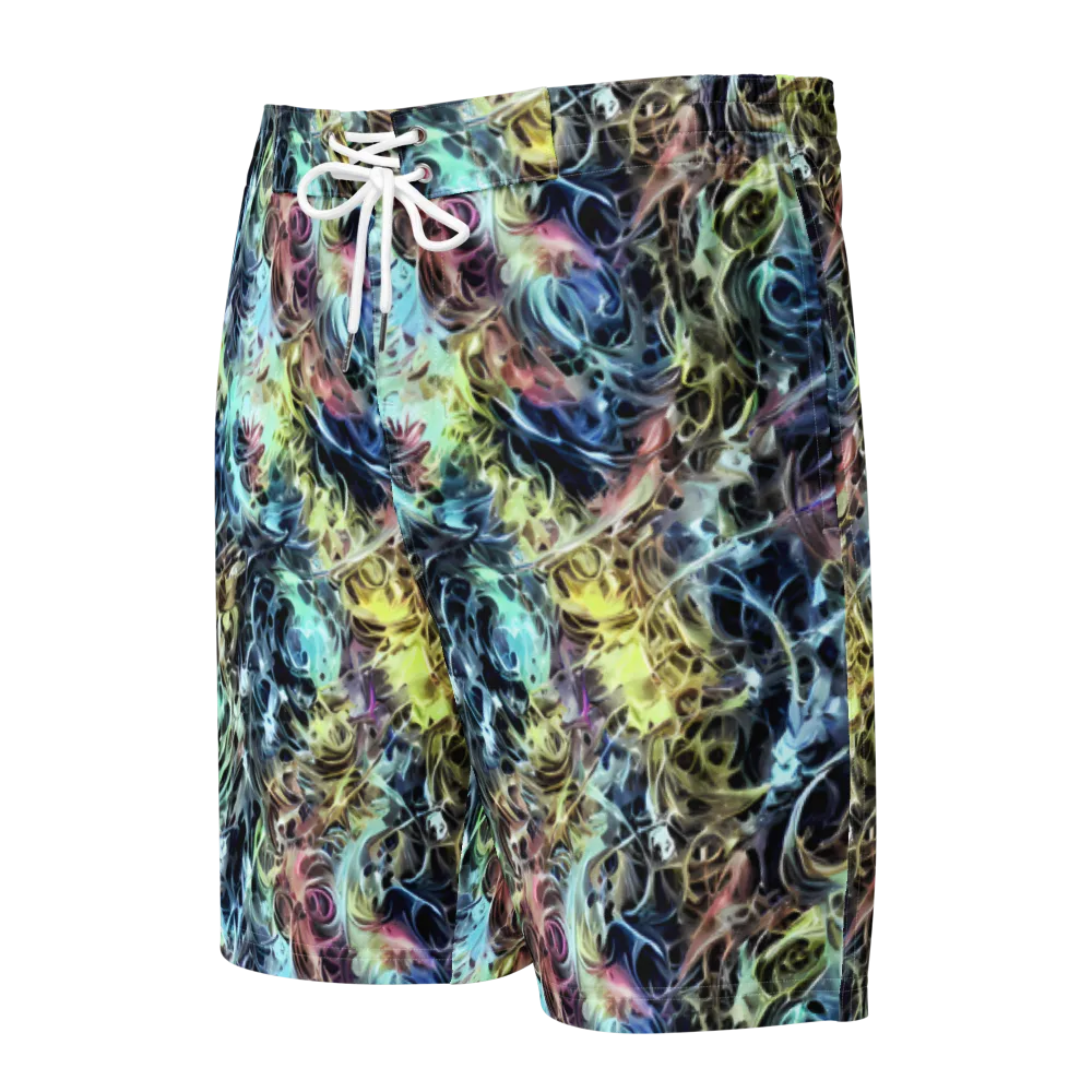 Chromatic Tempest on Men's Board Shorts — Front