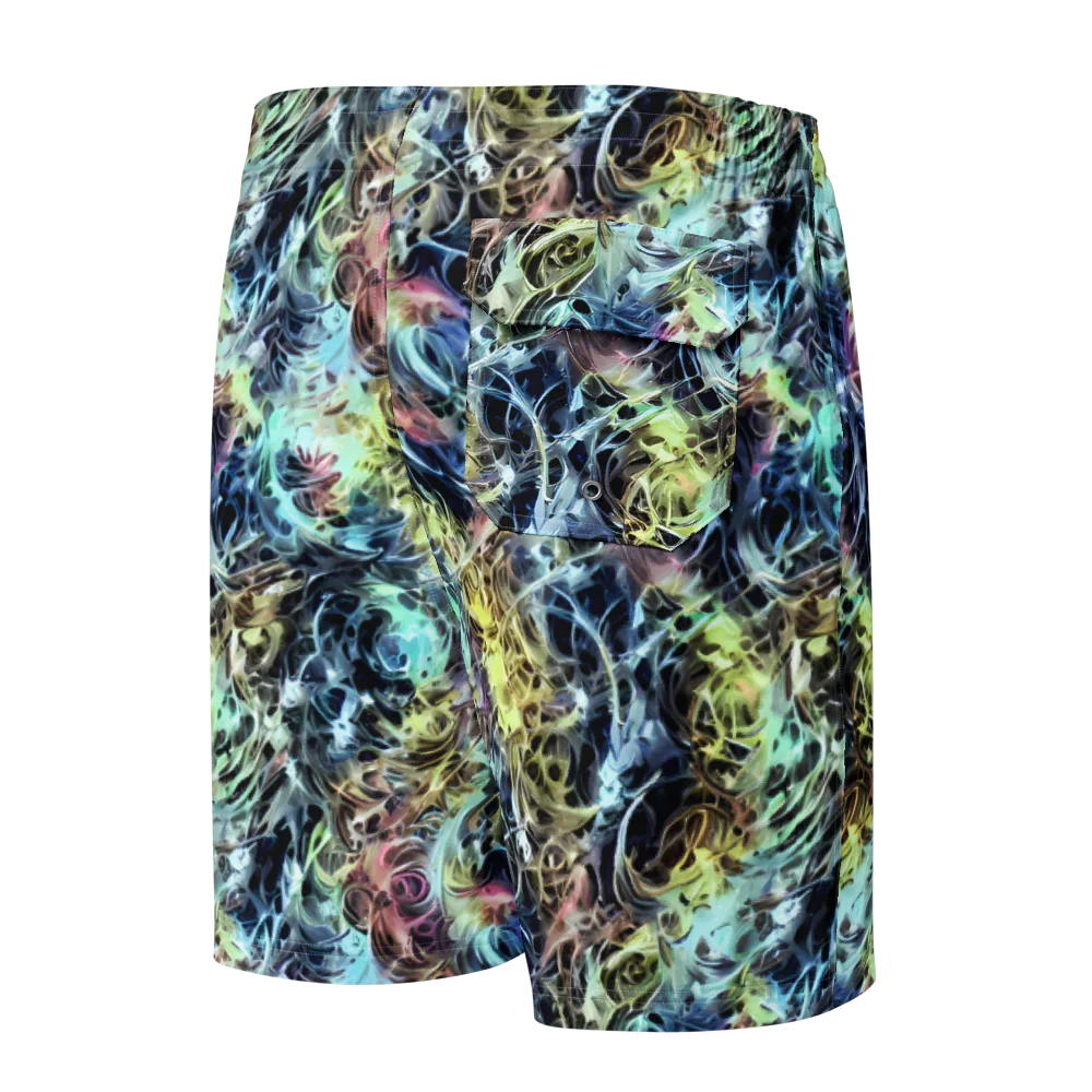 Chromatic Tempest on Men's Board Shorts — Back