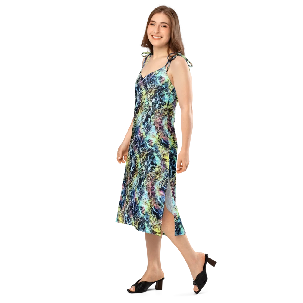 Chromatic Tempest on Slip Dress — Left Front