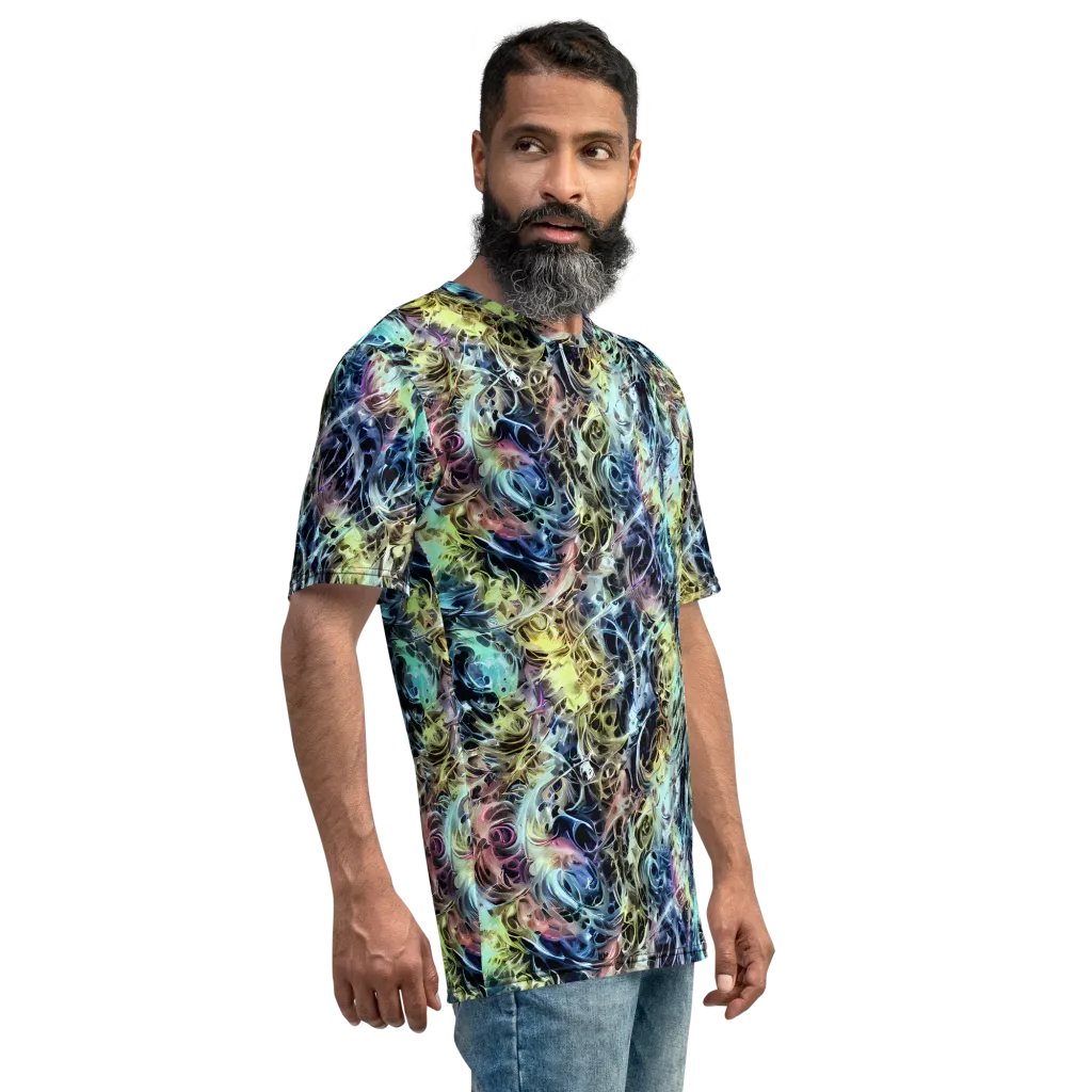 Chromatic Tempest on Men's Crew Neck T-Shirt — Right