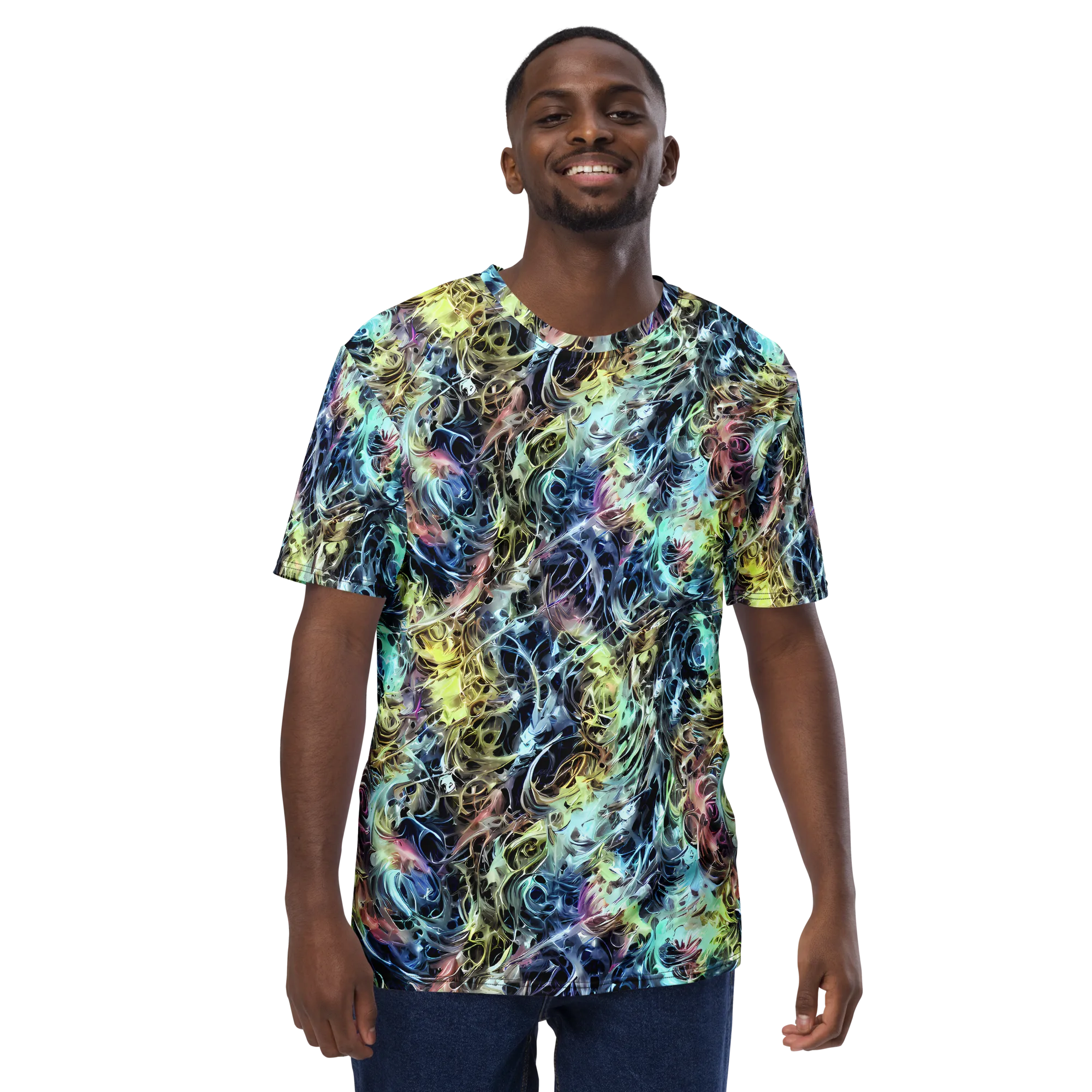 Chromatic Tempest on Men's Crew Neck T-Shirt — Front