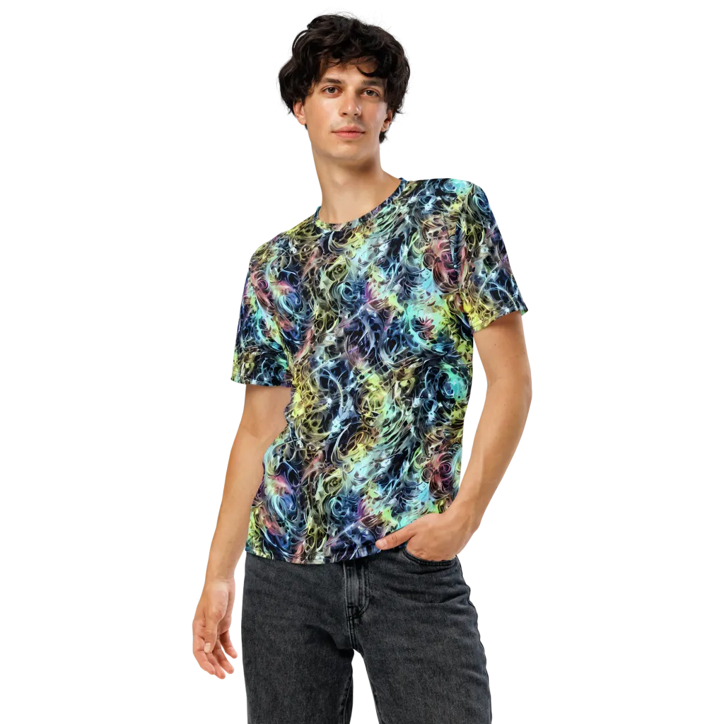 Chromatic Tempest on Men's Crew Neck T-Shirt — Front