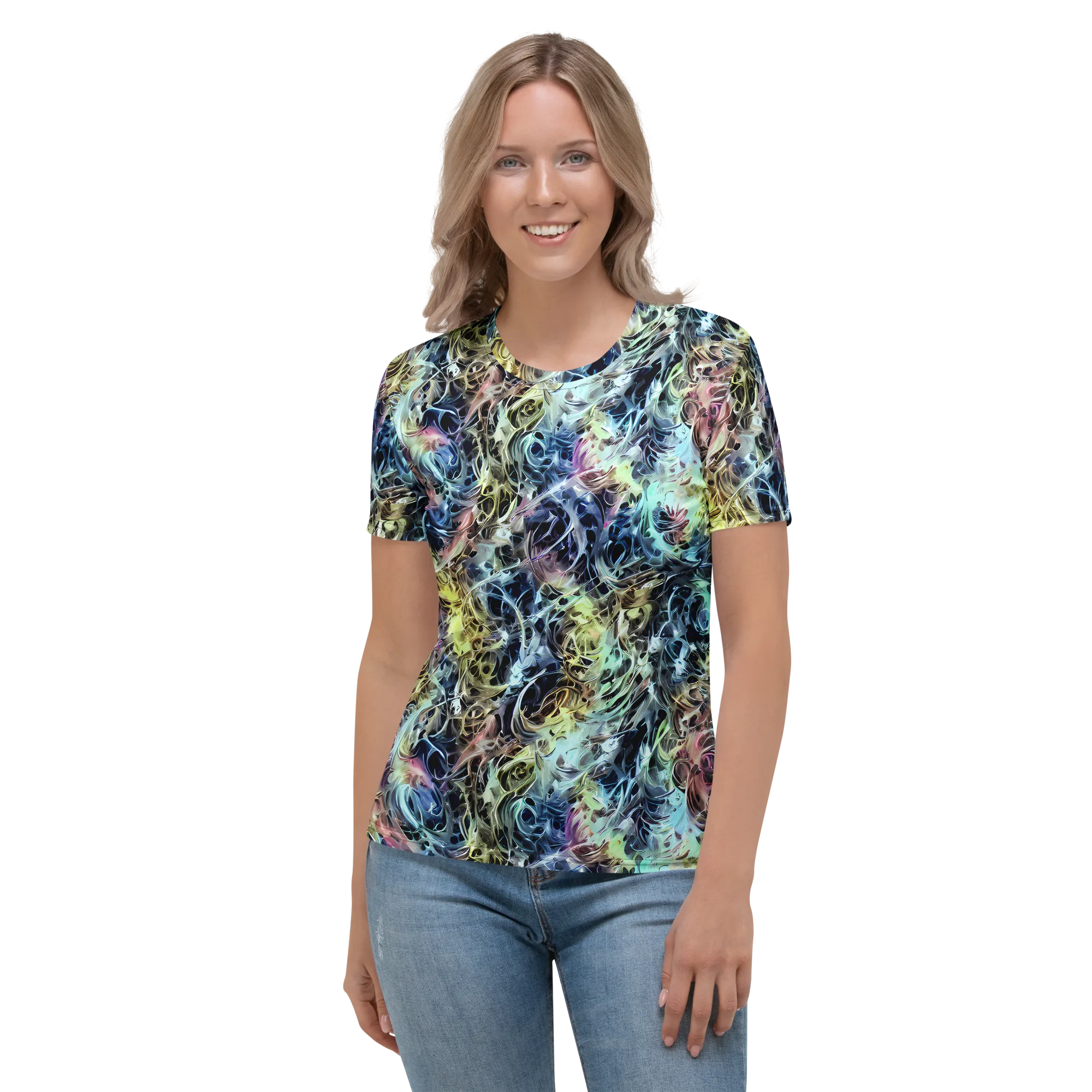 Chromatic Tempest on Women's Crew Neck T-Shirt — Front