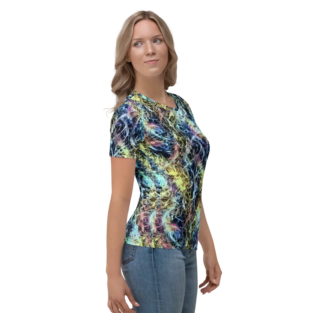 Chromatic Tempest on Women's Crew Neck T-Shirt — Right