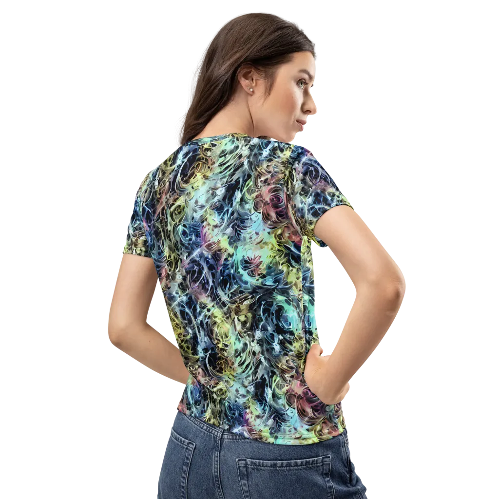 Chromatic Tempest on Women's Crew Neck T-Shirt — Back