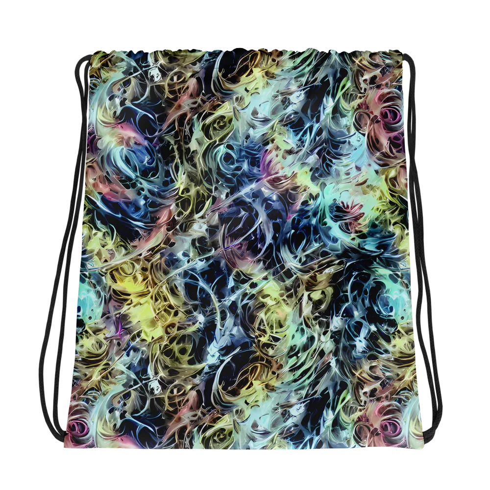 Chromatic Tempest on Drawstring Bag — Photo
