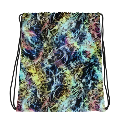Chromatic Tempest on a Drawstring Bag