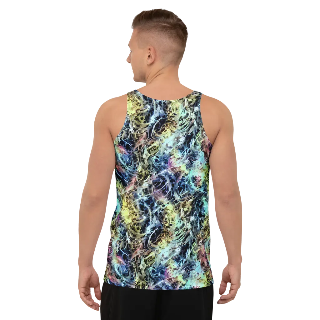 Chromatic Tempest on Men's Tank Top — Back
