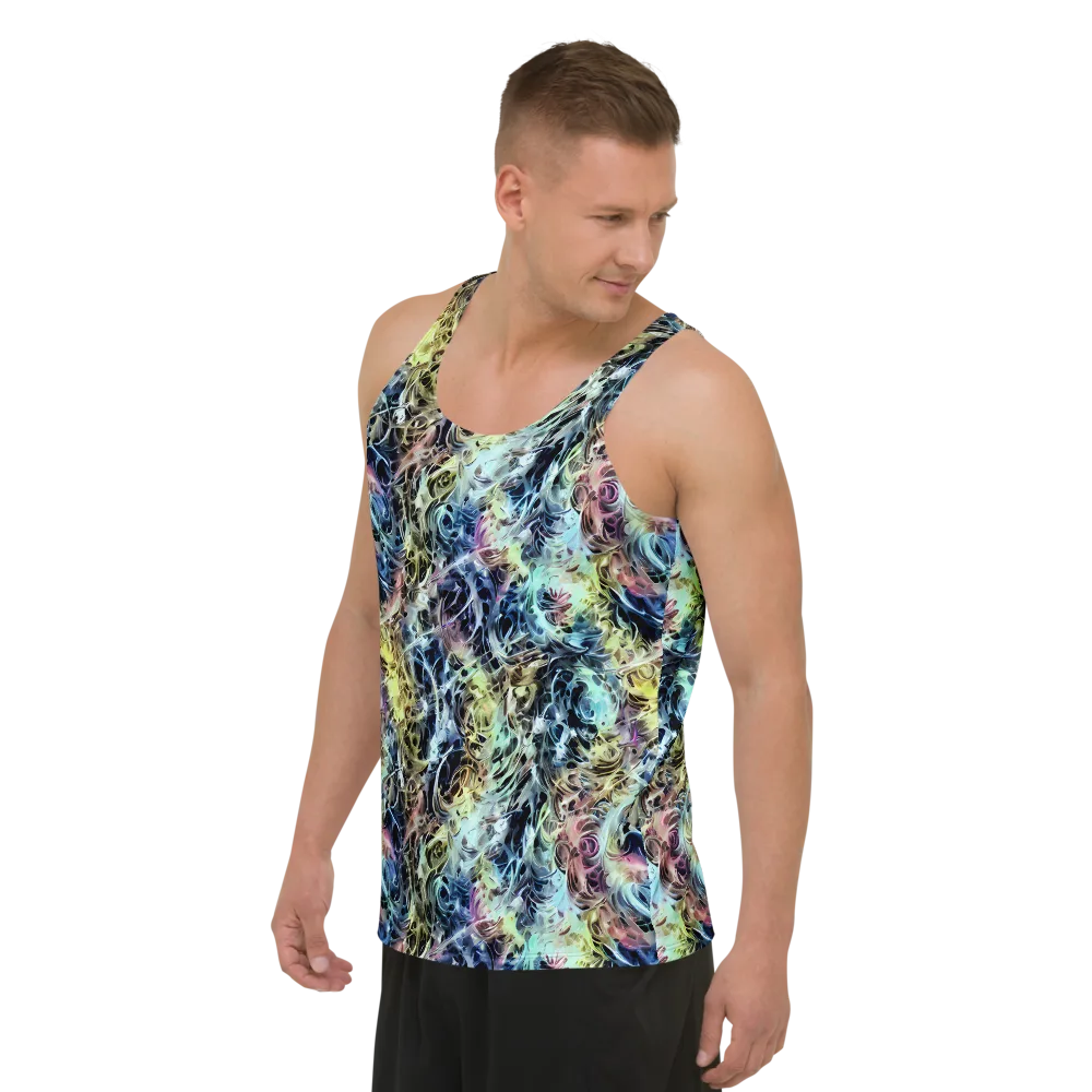 Chromatic Tempest on Men's Tank Top — Left Front