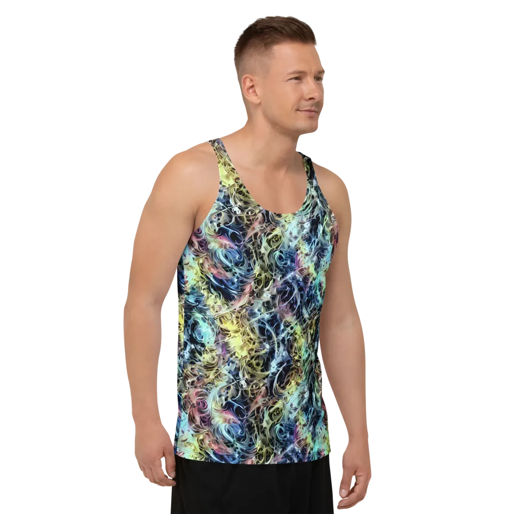 Chromatic Tempest on Men's Tank Top — Right Front