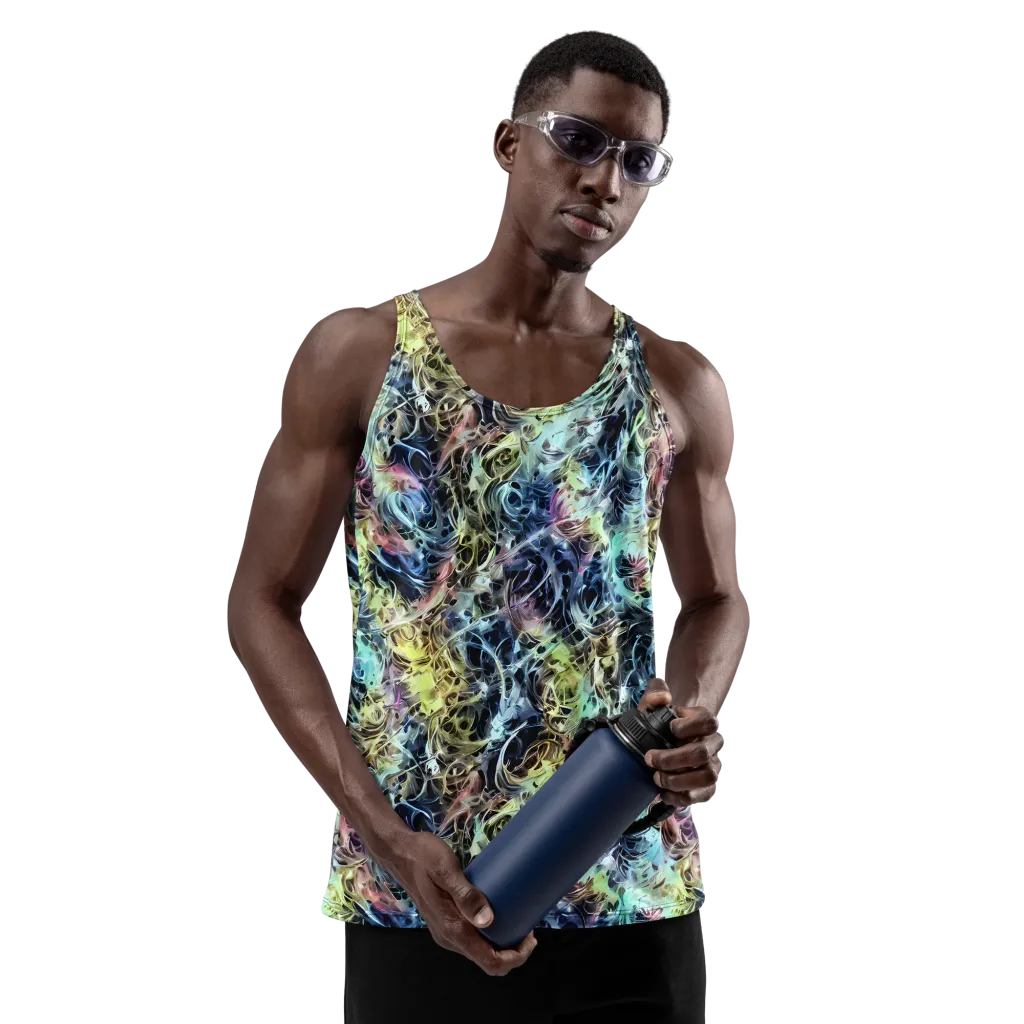 Chromatic Tempest on Men's Tank Top — Front