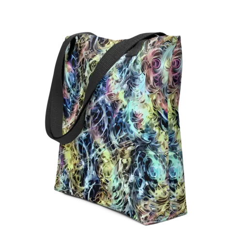 Chromatic Tempest on a Tote Bag