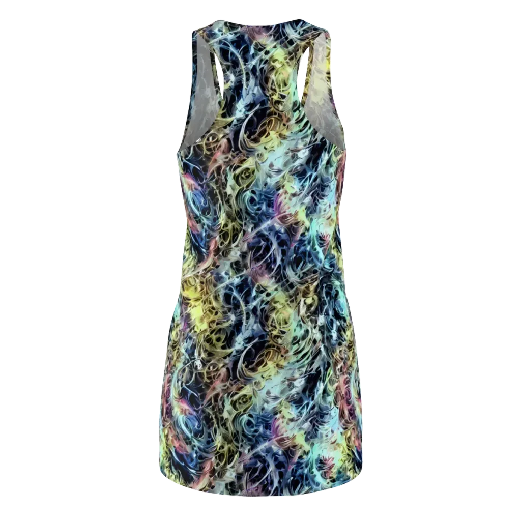 Chromatic Tempest on Racerback Dress — Back