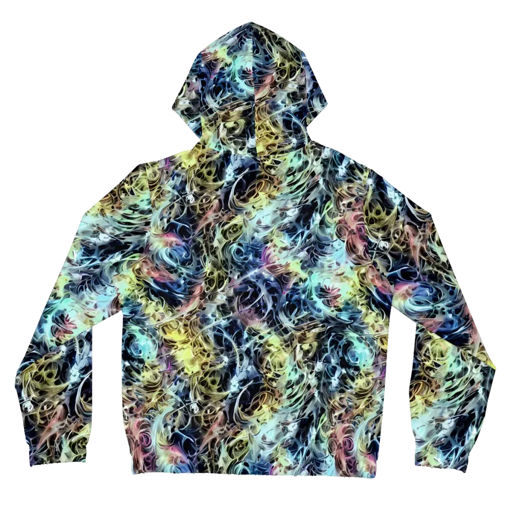 Chromatic Tempest on Women's Full-Zip Hoodie — Back